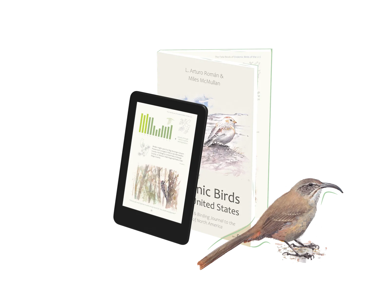 The book, the ebook edition and a Californian Thrasher